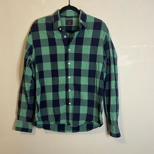 Untuckit Green Plaid Button Down